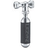 Lezyne CO2 Minipumpe Control Drive Co2 Silver Incl. 1x 25g Cartridge, Neoprene Sleeve  Silver