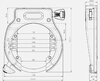 Abus Rahmenschloss Amparo 4650SL NR ohne Halter schwarz 